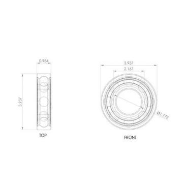 FAG 6309-2ZR-C3 Deep Groove Ball Bearing