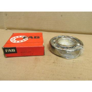 NIB FAG 6207 C3 BEARING NO SHIELDS 6207C3  35x72x17 mm