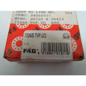 Fag 7206B.TVP.UO Ball Bearing