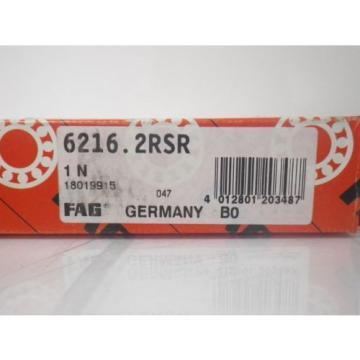 FAG 6216 2RSR deep grove ball bearing *NEW IN BOX*