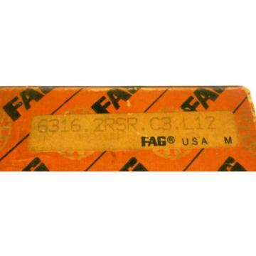 FAG BEARING, PART NO. 6316.2RSR.C3.L12