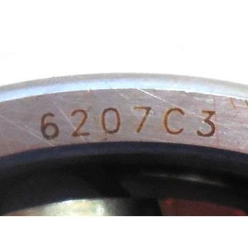 FAG DEEP GROOVE BALL BEARING 6207-C3, 6207C3, 35MM BORE 72MM O.D. 17MM O.W.