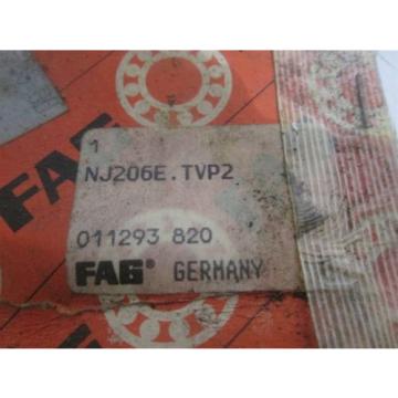 New FAG Bearing NJ206E.TVP2