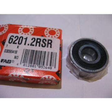 6201-2RSR FAG Bearing 6201.2RSR NOS IN BOX