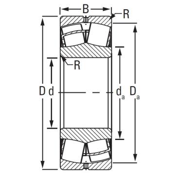 Timken TAPERED ROLLER 23156KEJW507C08    