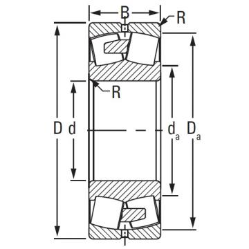 Timken TAPERED ROLLER 22308KEMW33W800C4    