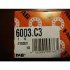 FAG 6003.C3 Deep Groove Bearing, 17mm x 35mm x 10mm, Open, 1305eDE2 #5 small image