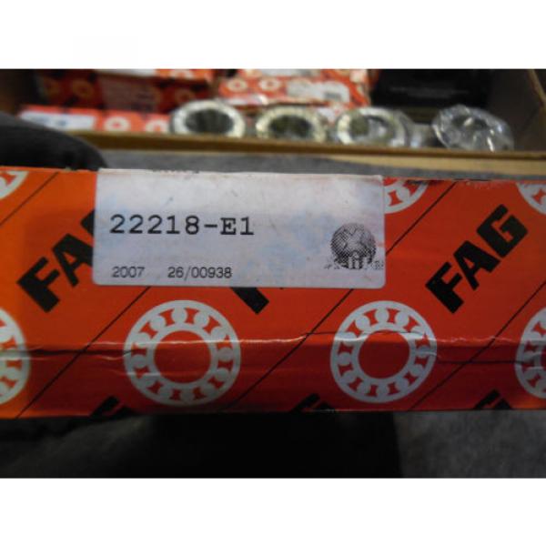 NEW FAG 22218-E1 SPHERICAL ROLLER BEARING #4 image