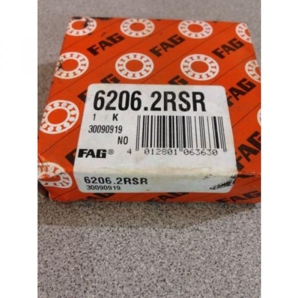 NEW IN BOX FAG ROLLER BALL BEARING 6206.2RSR #4 image