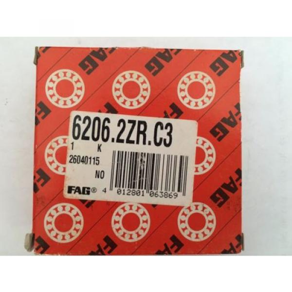 FAG 6206.2ZR.C3 SHIELDED BEARING #5 image