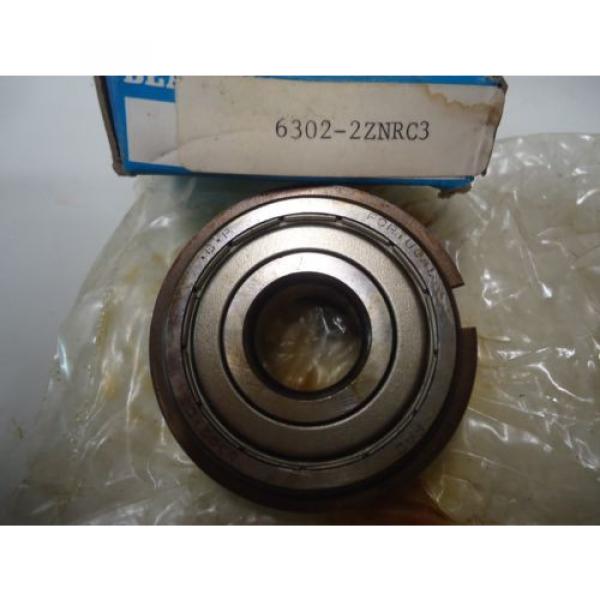 Fag 6302-2ZNRC3 Bearing with snap ring #2 image