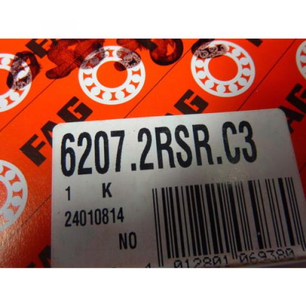 FAG 6207.2RSR.C3 Bearing Double Sealed ! NEW ! #5 image