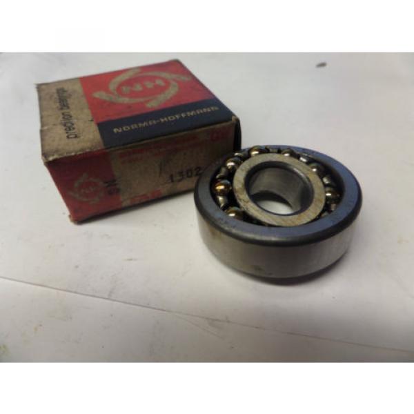 Fag Double Row Self Aligning Ball Bearing 1302 New #3 image