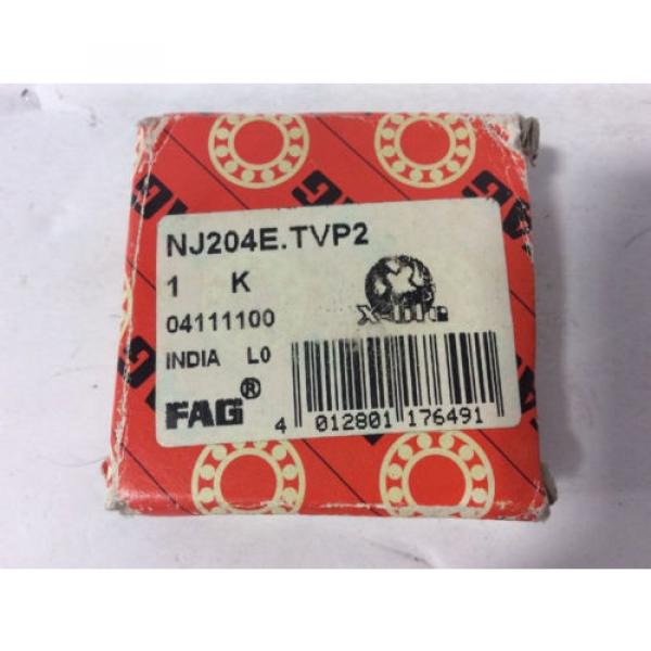 FAG NJ204E-TVP2 Cylindrical Roller Bearing #5 image