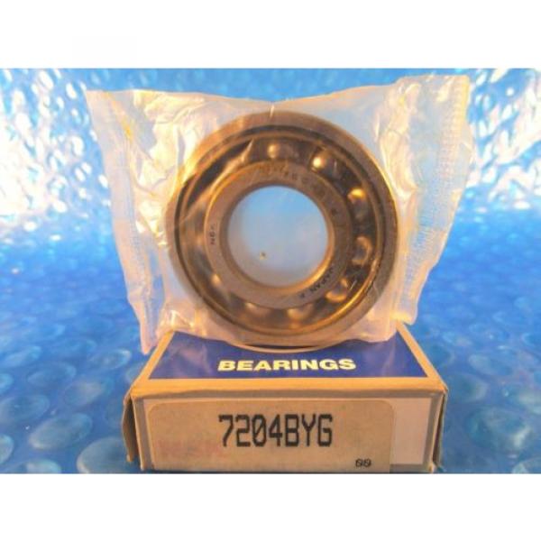 NSK Corp. 7204BYG,7200 Series Angular Contact Ball Bearing, (=2 SKF, FAG. KOYO) #3 image