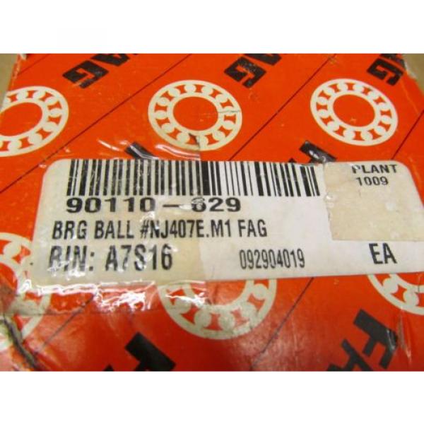 1 NIB FAG NJ407M1.C3 NJ407-M1-C3 NJ407M1C3 ROLLER BEARING 35 X 100 X 25 MM #5 image