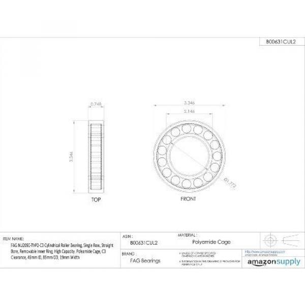 FAG NTN JAPAN BEARING FAG NU209E-TVP2-C3 Cylindrical Roller Bearing, Single Row, Straight #5 image