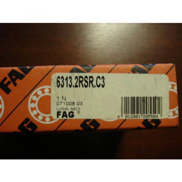 FAG 6313.2RSR.C3 Deep Groove Bearing, Sealed, 65mm x 140mm x 33mm, 5625eHE4 #5 image