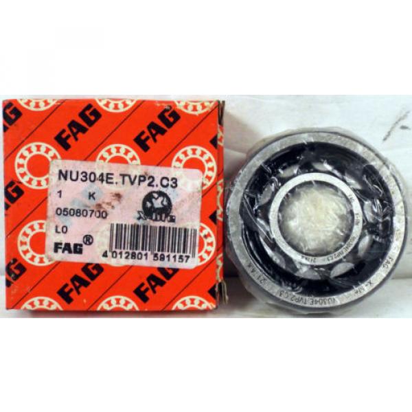 1 NEW FAG NU304E.TVP2.C3 CYLINDRICAL ROLLER BEARING #4 image