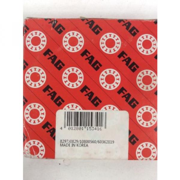 FAG 6010RSR Radial Bearing Single Row, ABEC 1 Precision, Single Seal #5 image