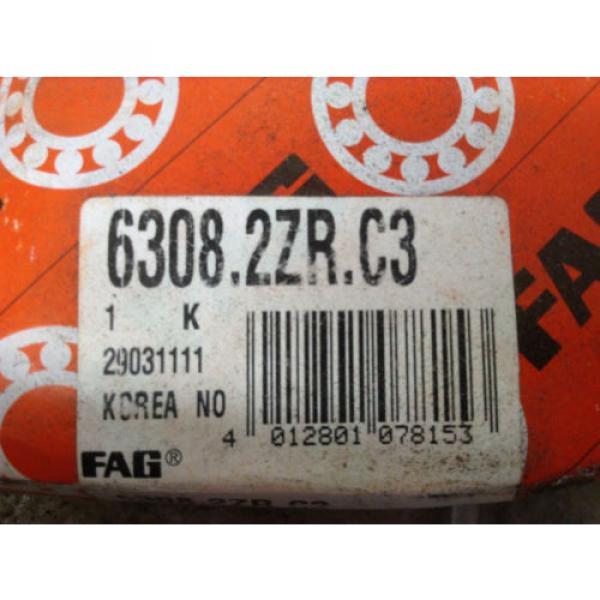 FAG 6308.2ZR-C3 Deep Groove Ball Bearing 40 x 90 x 23mm-NIB #5 image