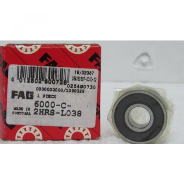 FAG 6000-C-2HRS-L038 SINGLE ROW BEARING #3 image