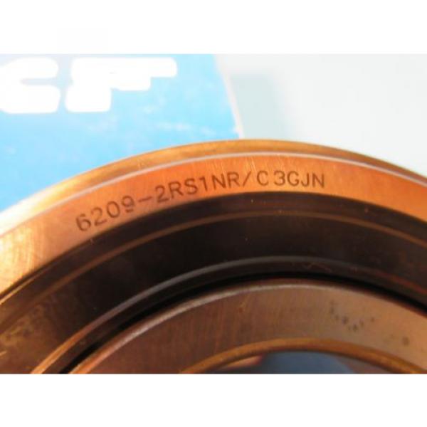 SKF 6209 2RS NR Jem Deep Groove Ball Bearing w Snap Ring, C3 (Fag, Koyo, Timken) #2 image