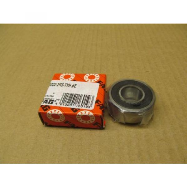 1 NIB FAG 2202-2RS-TVH 22022RSTVH SELF ALIGNING BALL BEARING 15MM ID 35MM OD #3 image