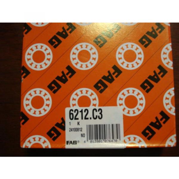 FAG, Open Deep Groove Ball Bearing, 60mm x 110mm x 22mm, 6212.C3 /5636eFE2 #5 image