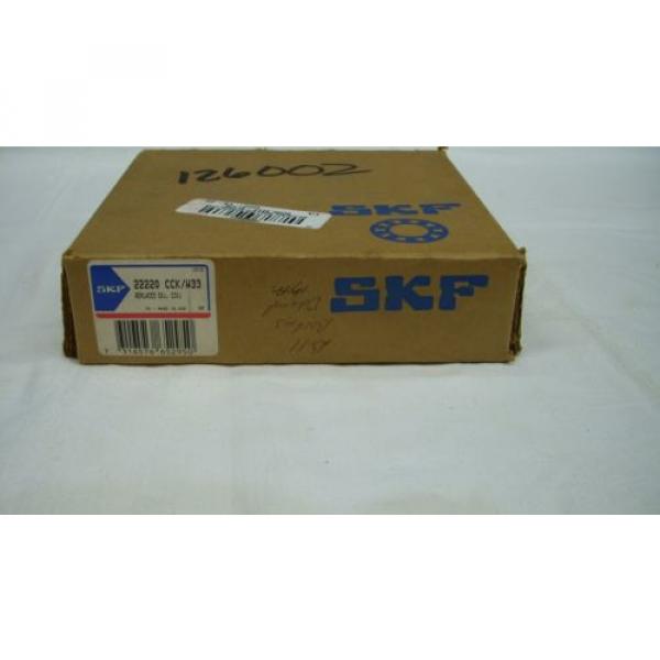 SKF / FAG - SELF ALIGNING SPHERICAL ROLLER BEARING 22220 CCK/W33 -  *SEALED* #3 image