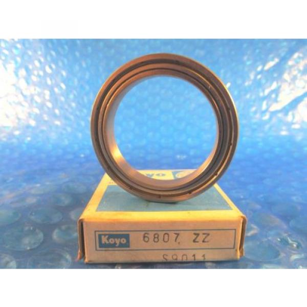 KOYO 6807 ZZ, Single Row Radial Bearing, (= 2Z, SKF, NSK, Fag) #3 image