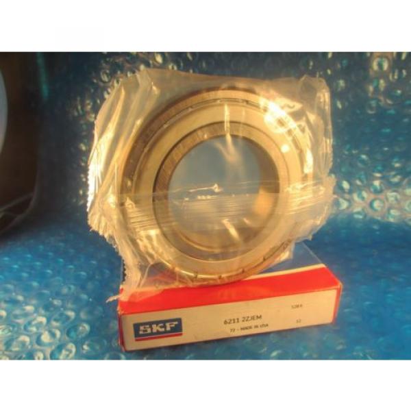 SKF 6211 2Z JEM, Single Row Radial Bearing (=2 Fafnir 211KDD, NSK, FAG, NTN ZZ) #1 image