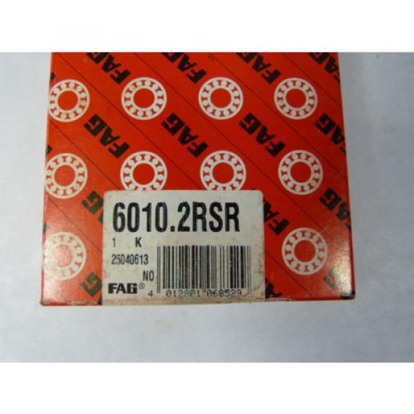 Fag 6010.2RSR Sealed Bearing 50x80x16mm ! NEW ! #5 image