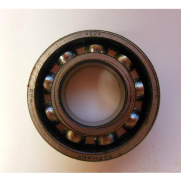 FAG Single Groove Ball Bearing 6004 &#034;LOT OF 2&#034; New No Box #5 image