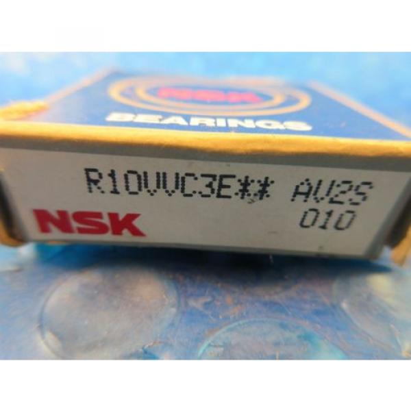 NSK R10VV C3, R10 VV, Single Row Radial Bearing (SKF 2RS, FAG, NTN, KOYO) #2 image