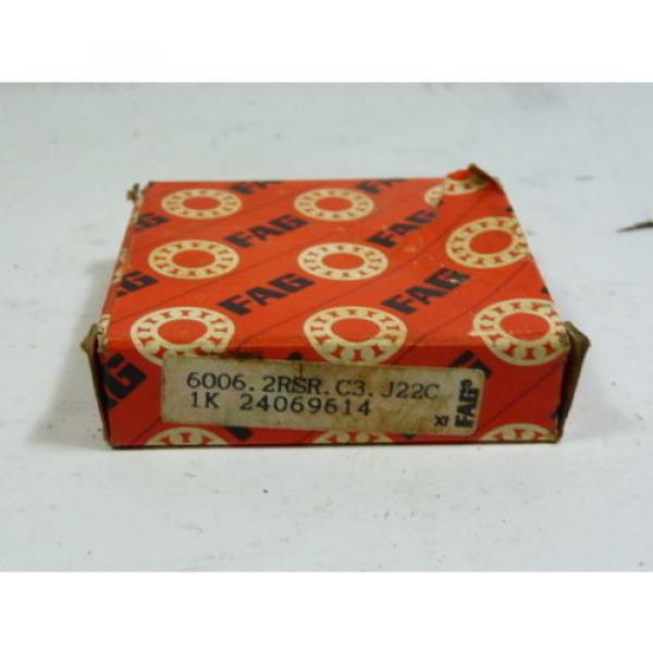 Fag 6006-2RSR-C3 Bearing 30x55-13mm Sealed ! NEW ! #5 image