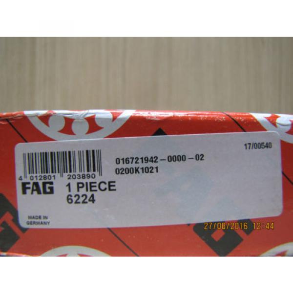 FAG 6224 deep groove ball bearing NEW #5 image