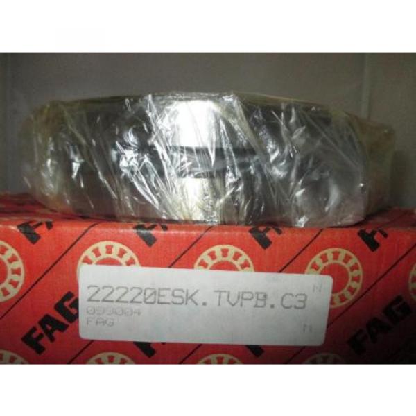 NEW FAG SPHERICAL ROLLER BEARING  - 22220 E S K C3 #1 image