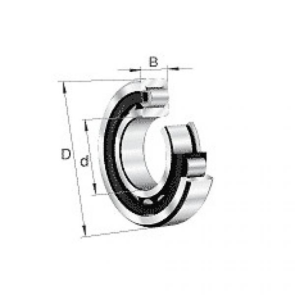 NJ2309-E-M1 FAG Cylindrical roller bearing #5 image