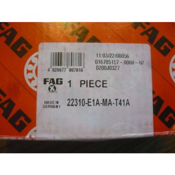 New Fag 22310-E1A-MA-T41A  Bearing #5 image