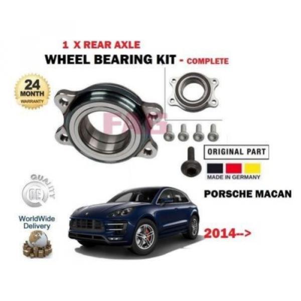 FOR PORSCHE MACAN S GTS TD 2014 &gt;NEW ORIGINAL FAG 1 X REAR WHEEL BEARING KIT #4 image