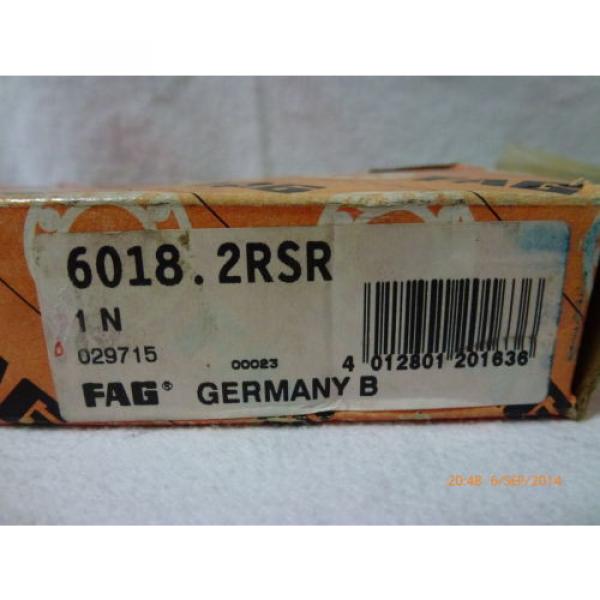 FAG 6018.2RSR Cylindrical Deep Groove Ball Bearing 1N 029715 New #4 image